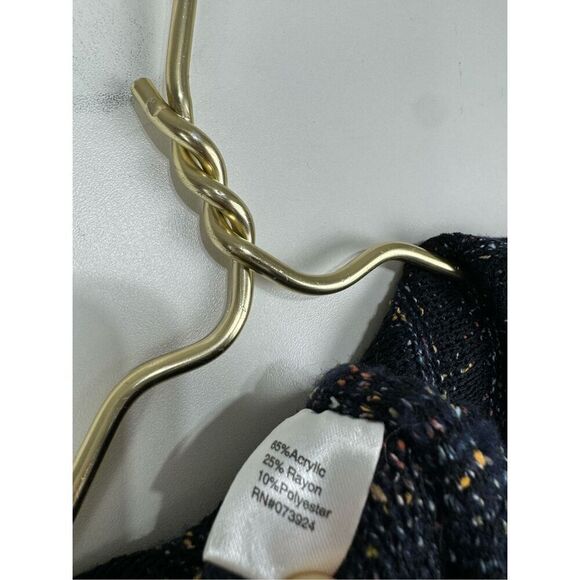 Ming Wang Womens Knit Button Front Long Cardigan Sweater Black Small - Picture 7 of 8